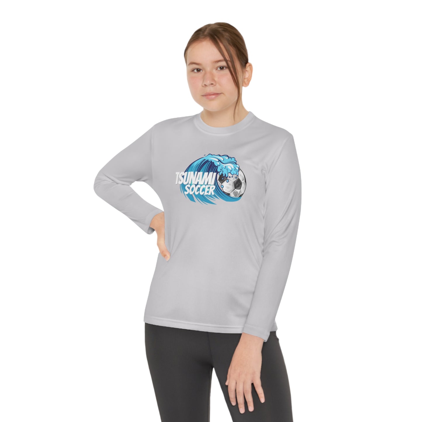 Tsunami Soccer Youth Long Sleeve Dry Fit Tee