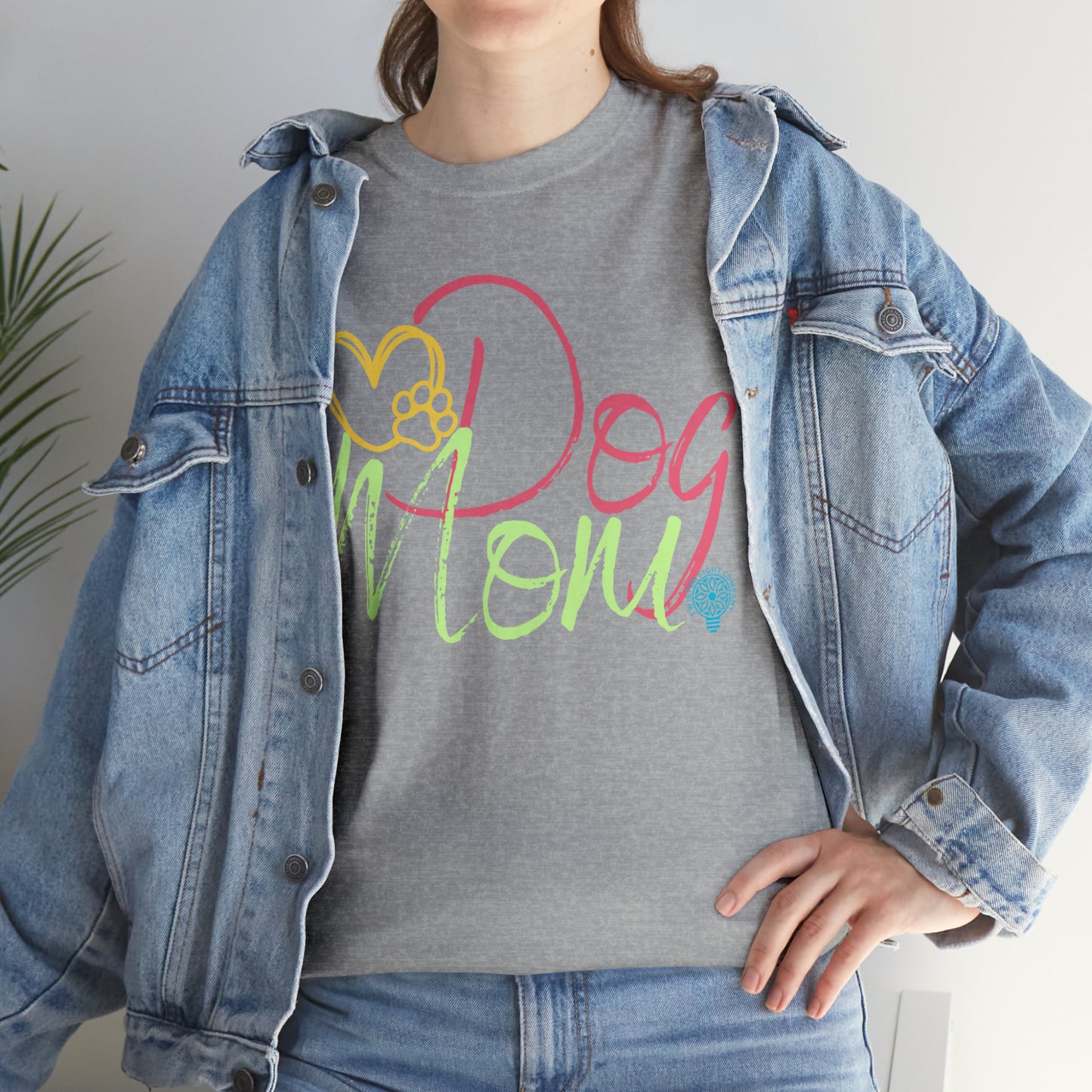 Dog Mom Woof Women's Cotton Tee