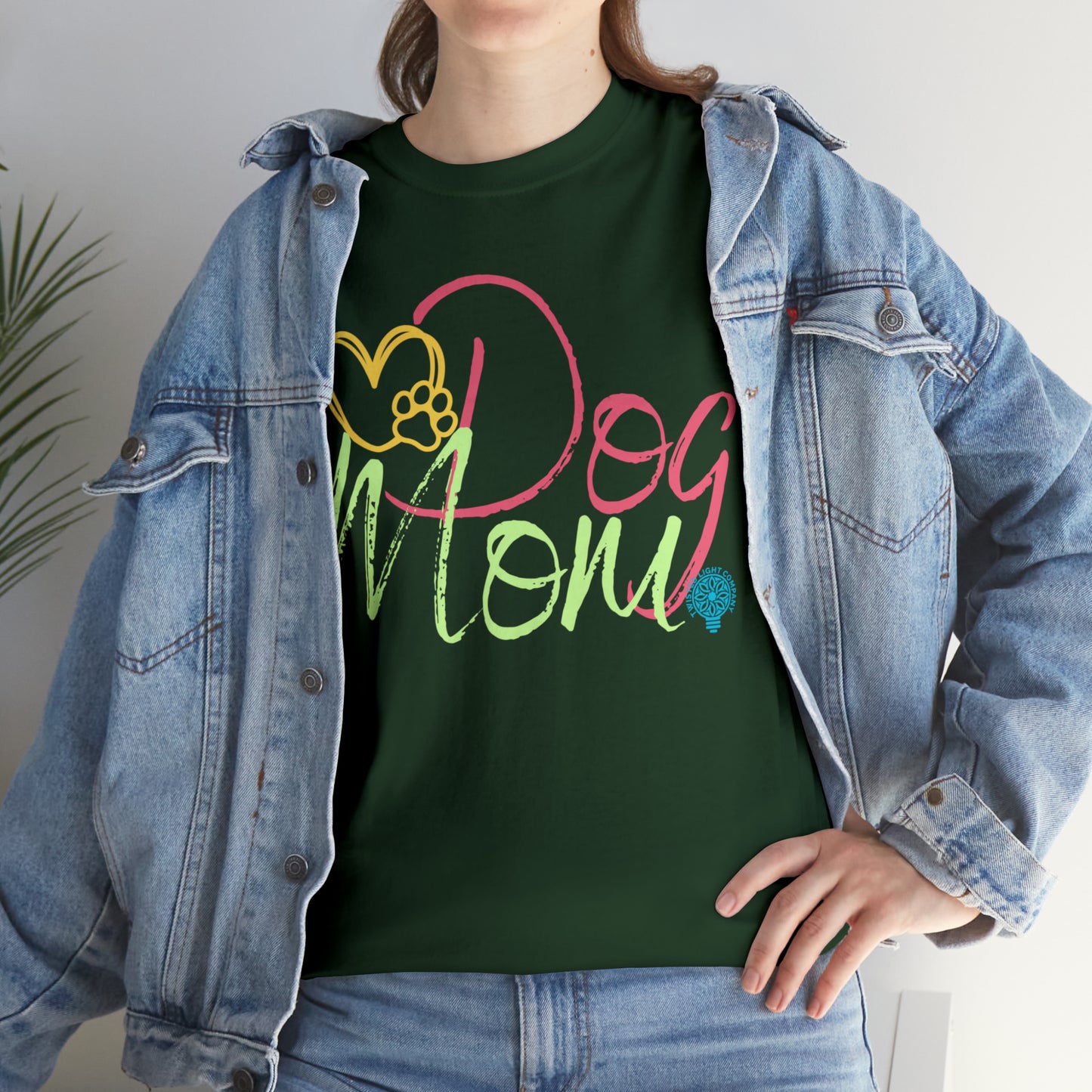 Dog Mom Woof Women's Cotton Tee