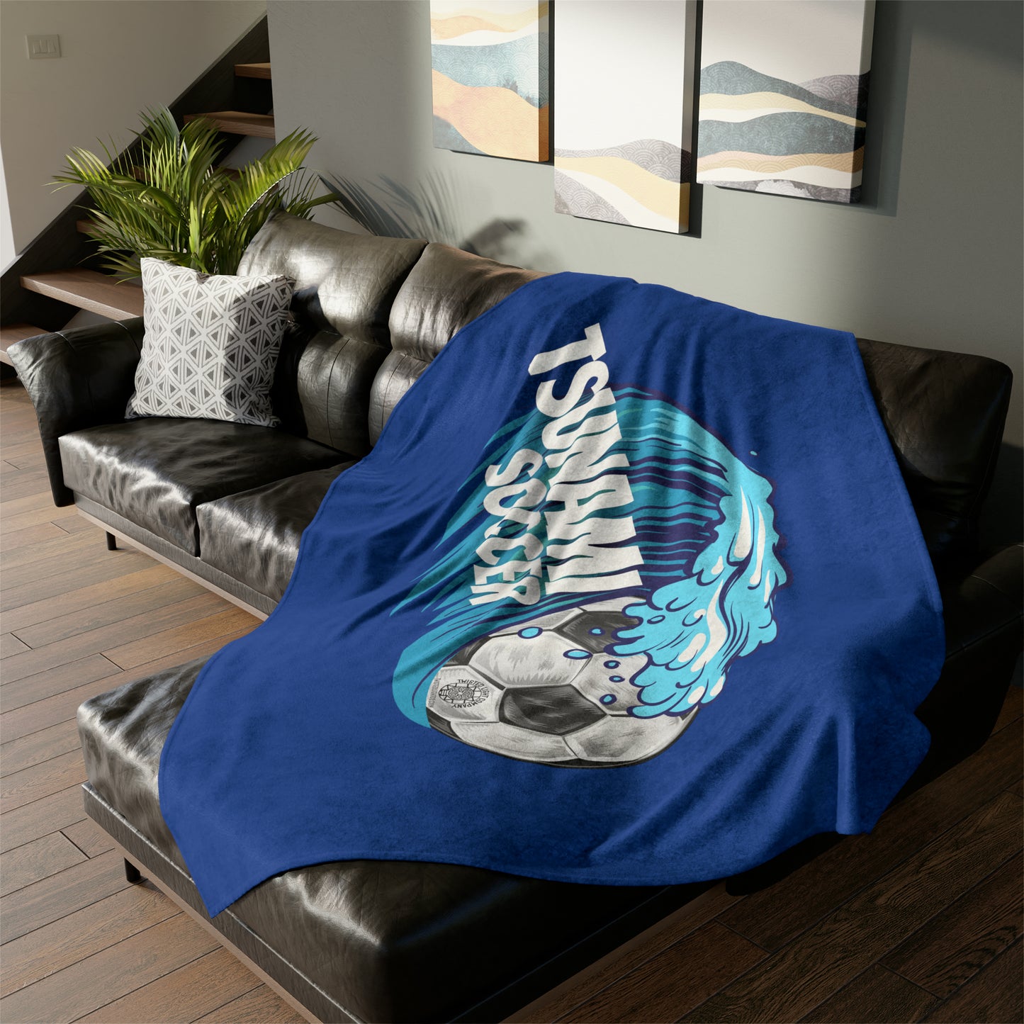 Tsunami Soccer Soft and Cozy Blanket