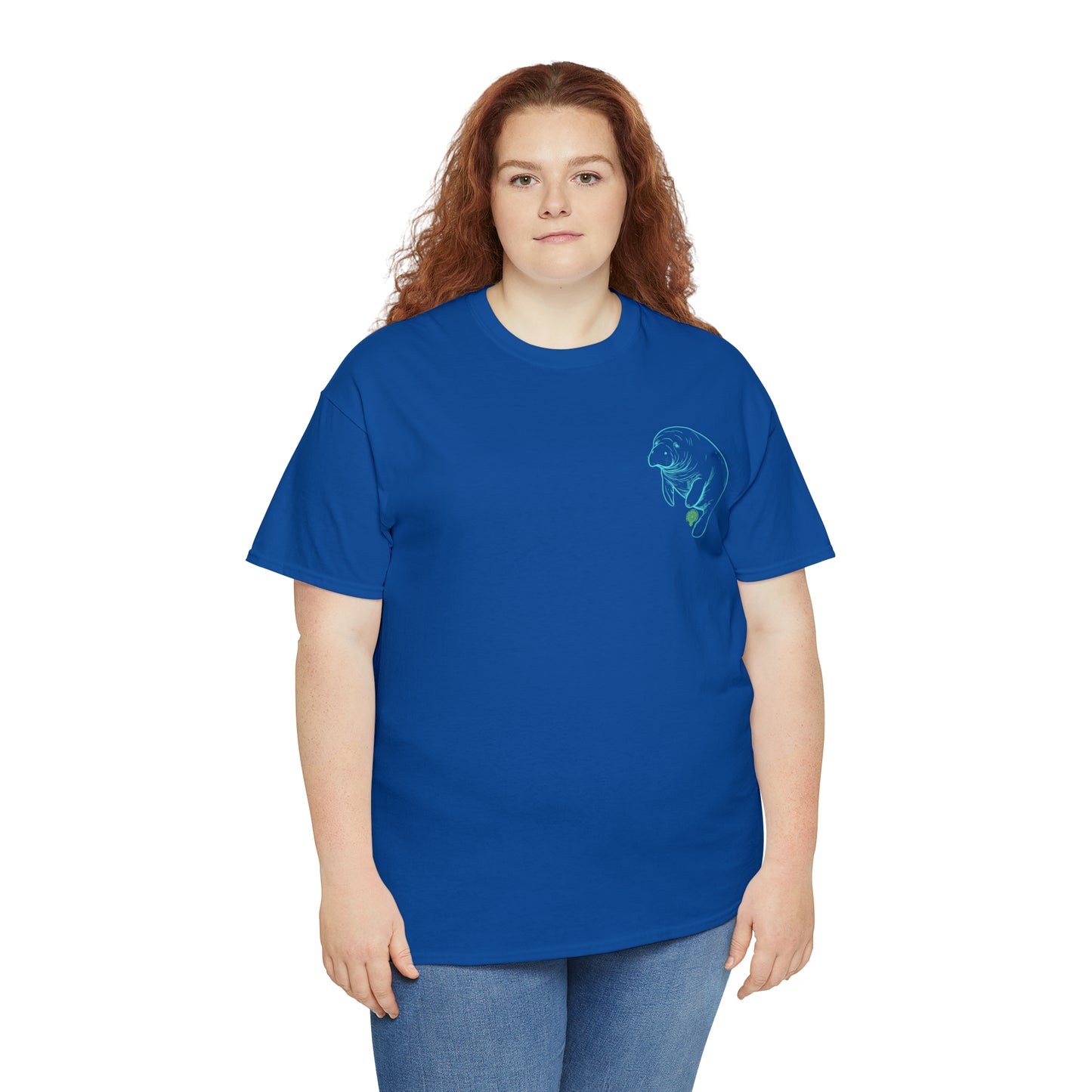 Manatees are Heroes Heavy Cotton Tee