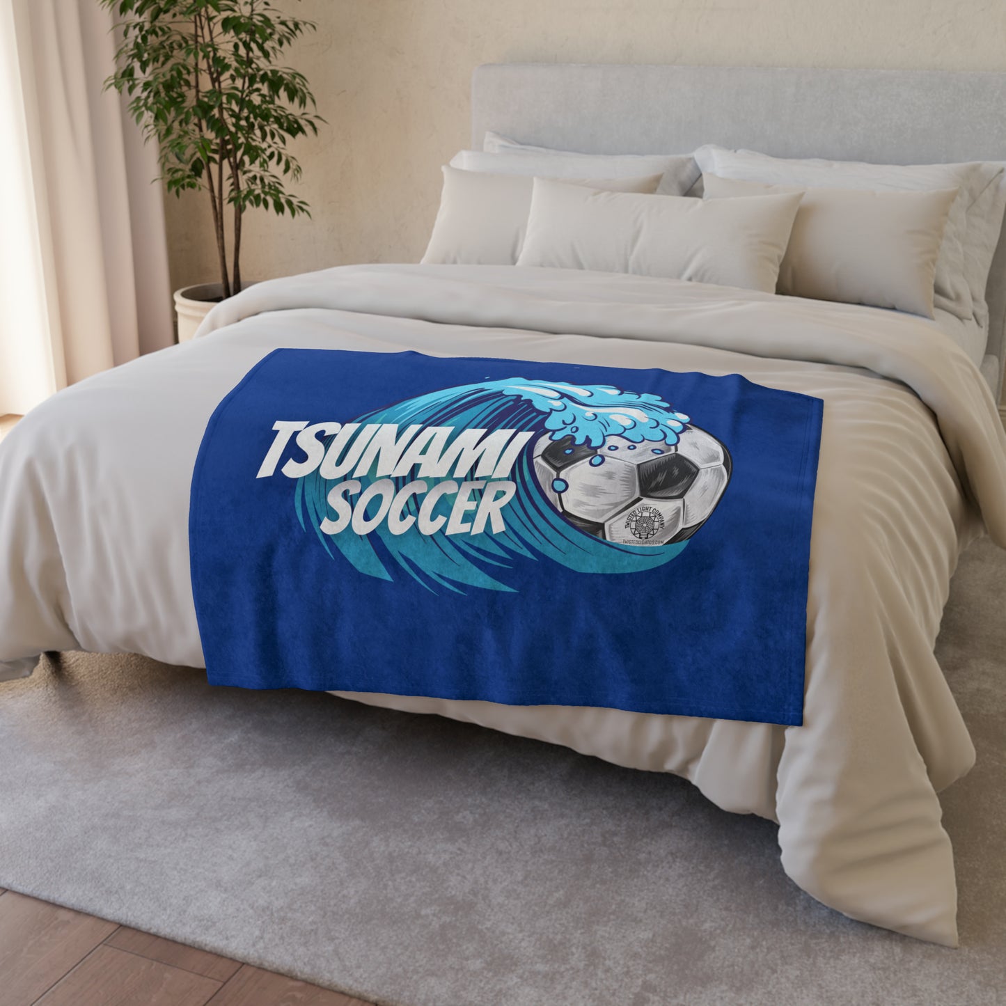 Tsunami Soccer Soft and Cozy Blanket