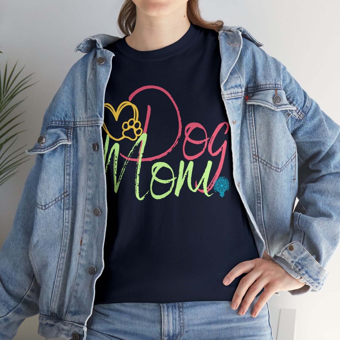 Dog Mom Woof Women's Cotton Tee