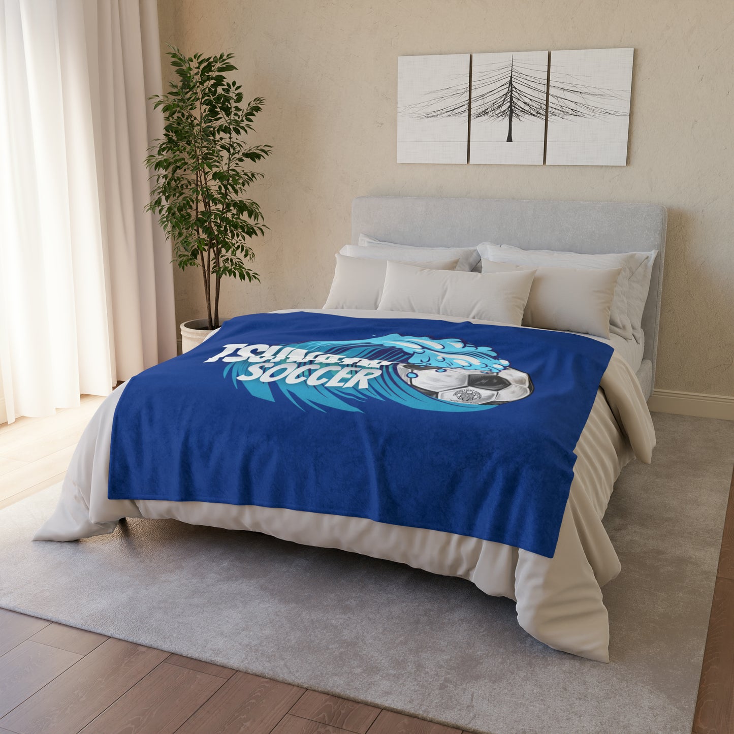 Tsunami Soccer Soft and Cozy Blanket