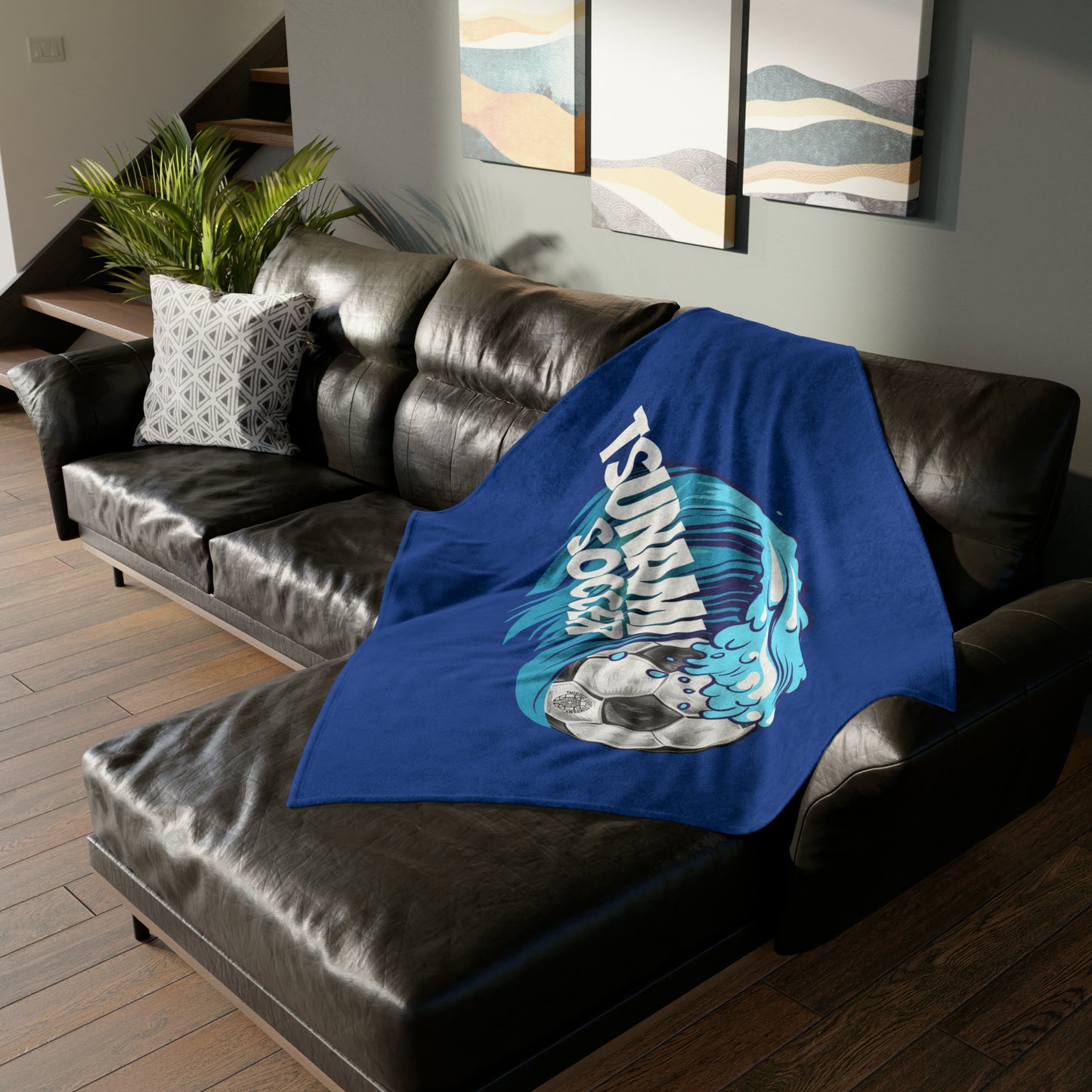 Tsunami Soccer Soft and Cozy Blanket