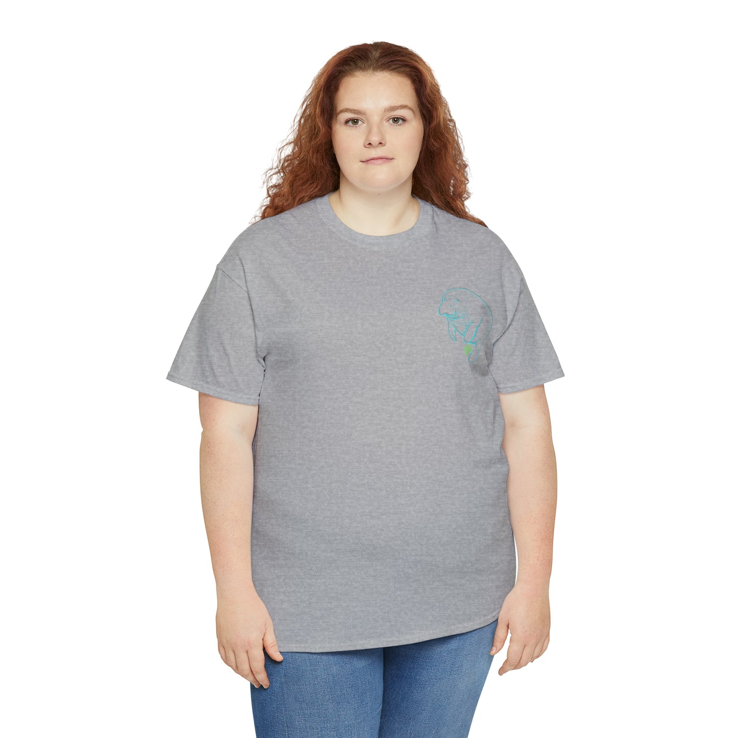 Manatees are Heroes Heavy Cotton Tee