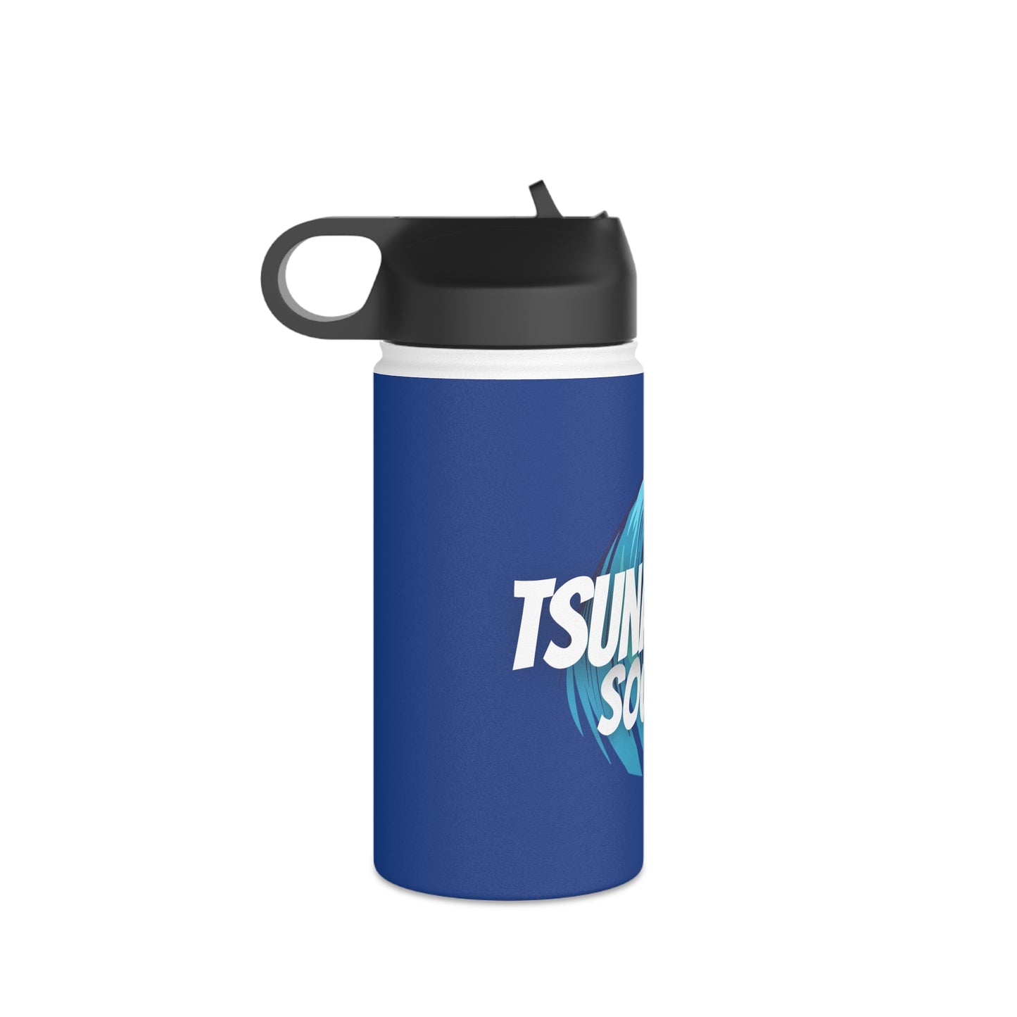 Tsunami Soccer Stainless Steel Water Bottle, Standard Lid