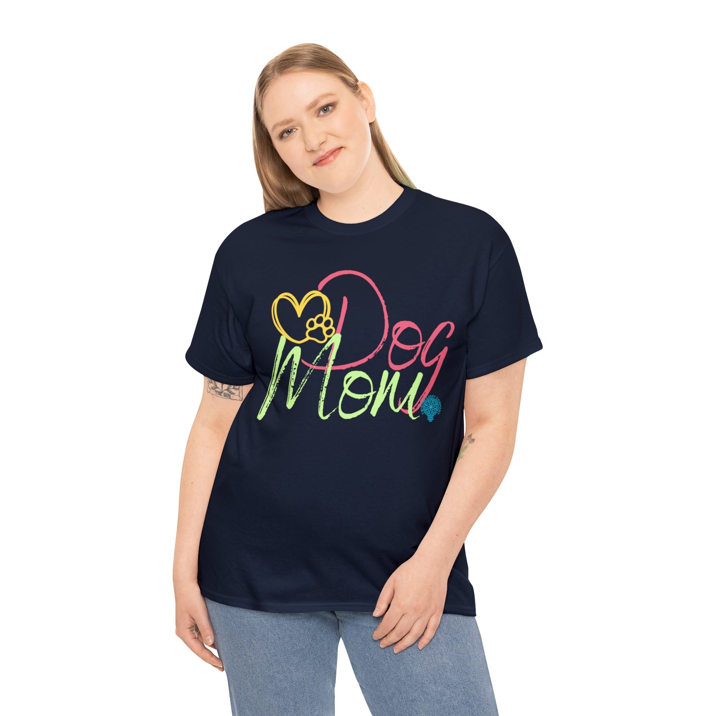 Dog Mom Woof Women's Cotton Tee