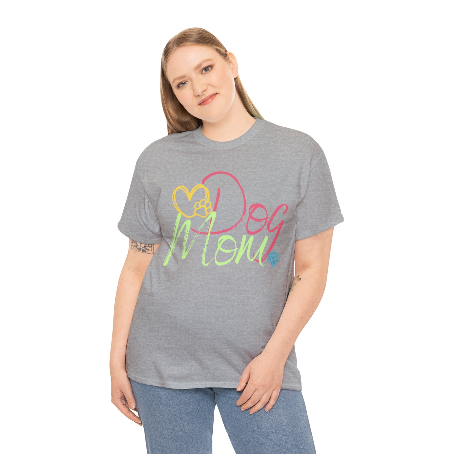 Dog Mom Woof Women's Cotton Tee