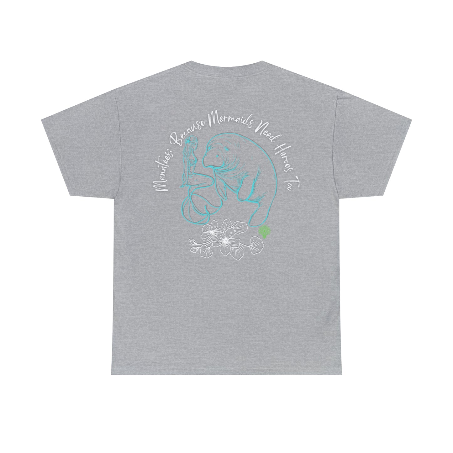 Manatees are Heroes Heavy Cotton Tee