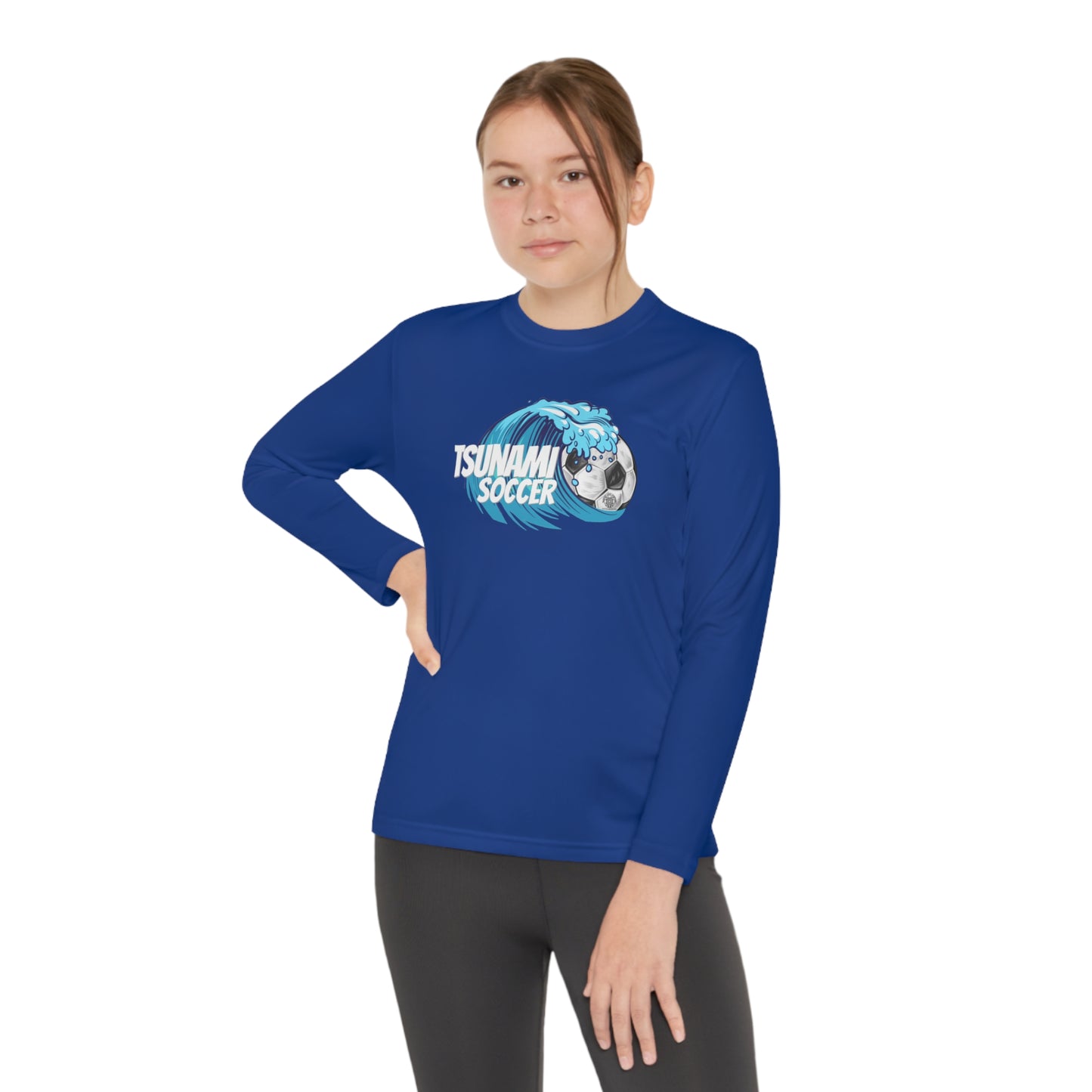 Tsunami Soccer Youth Long Sleeve Dry Fit Tee