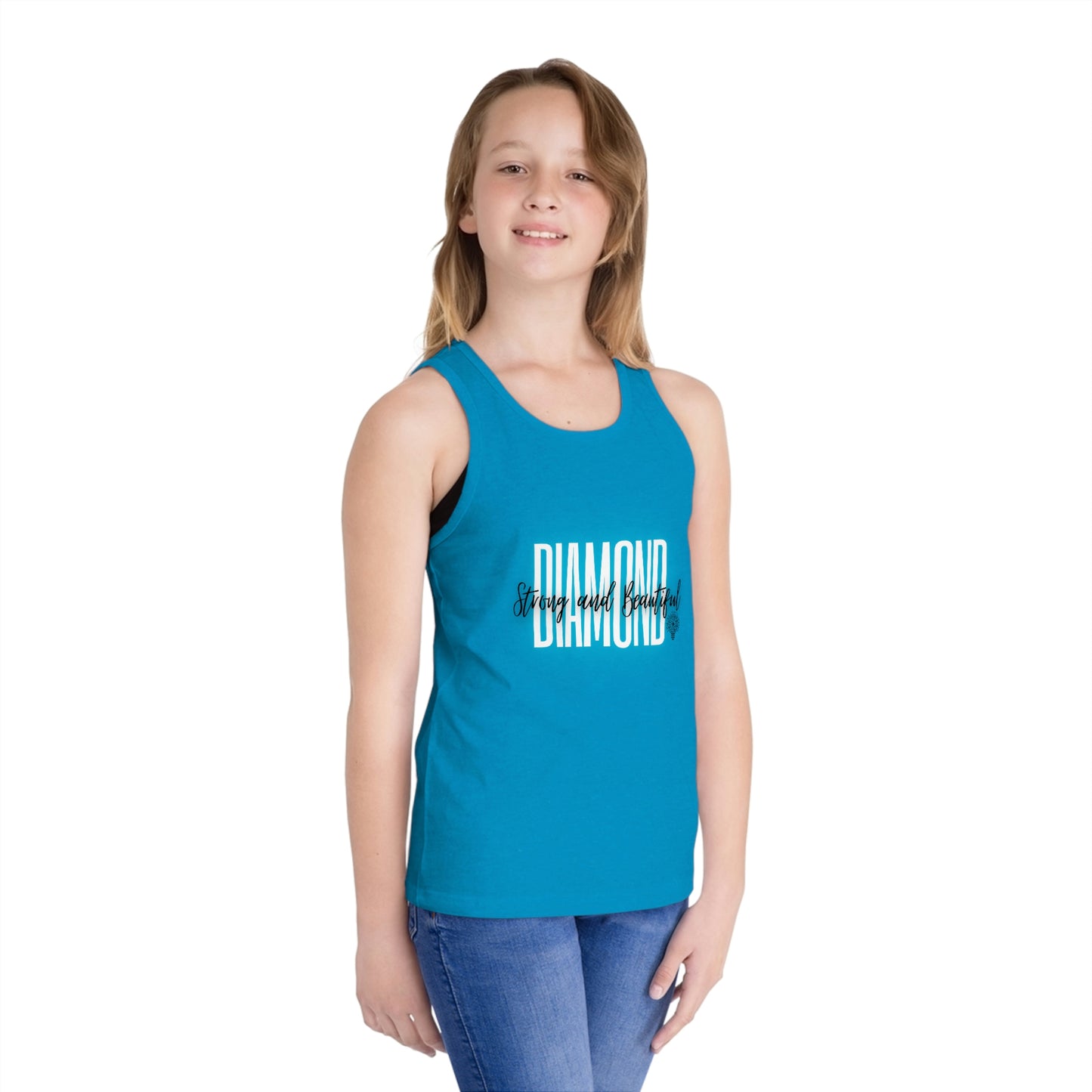 Kid's Diamond Strong and Beautiful Tank Top