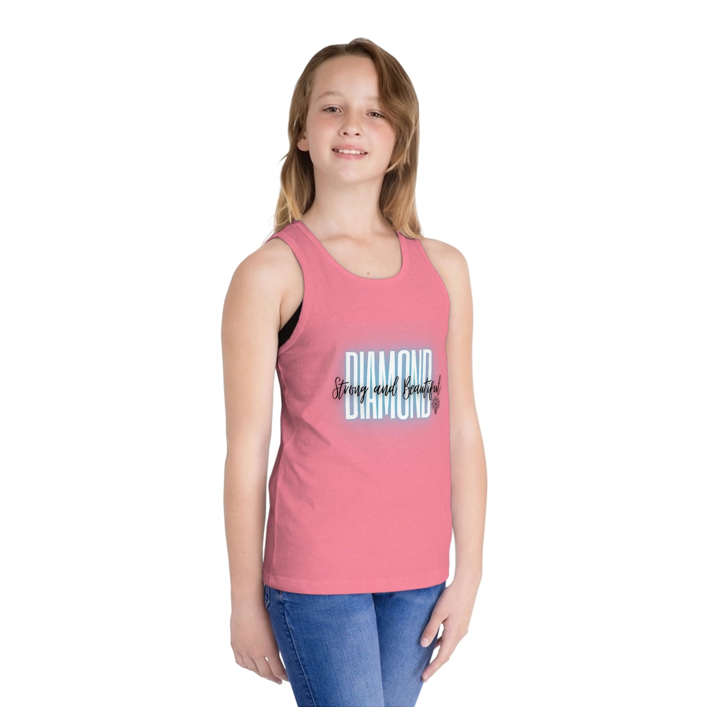 Kid's Diamond Strong and Beautiful Tank Top