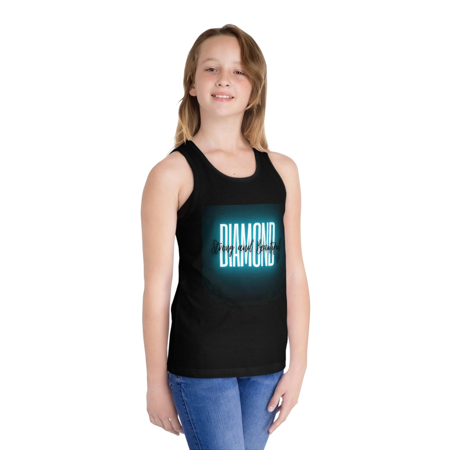 Kid's Diamond Strong and Beautiful Tank Top