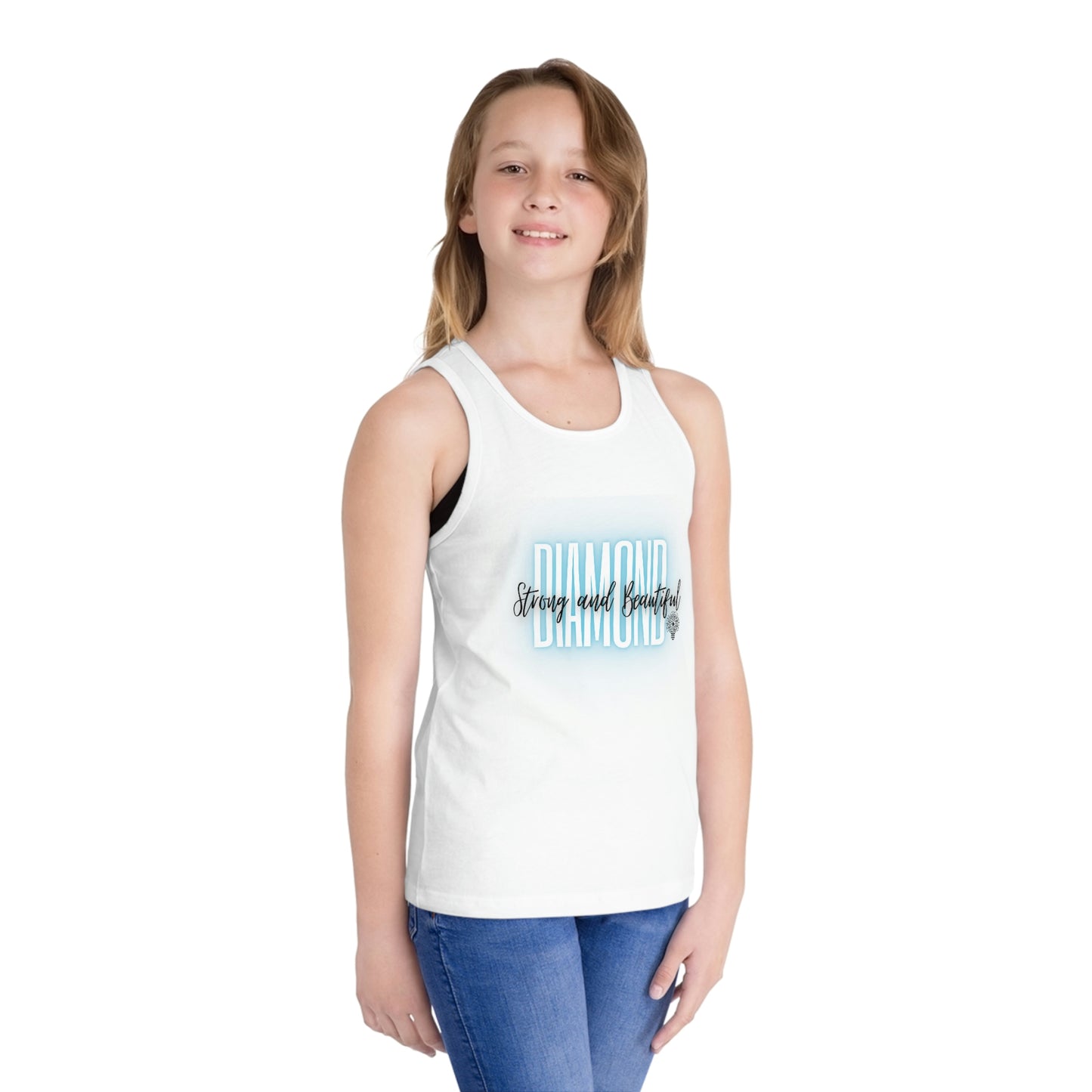 Kid's Diamond Strong and Beautiful Tank Top